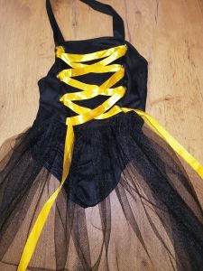Kids Costumes to Hire - Orange & Black dress - CHILD